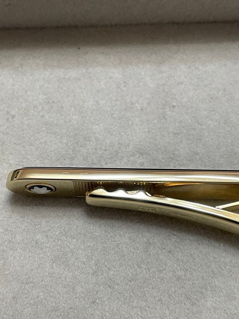 美品　MONTBLANT タイピン　オニキス　 モンブラン