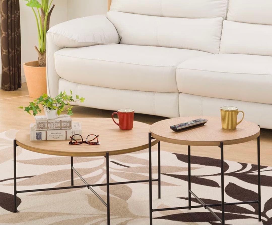 ニトリ　円形テーブル