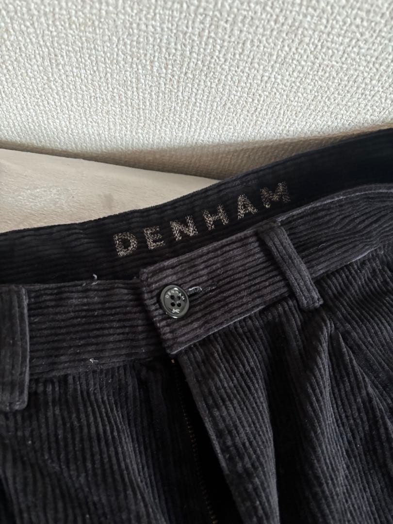 DENHAM コーデュロイパンツ S 黒