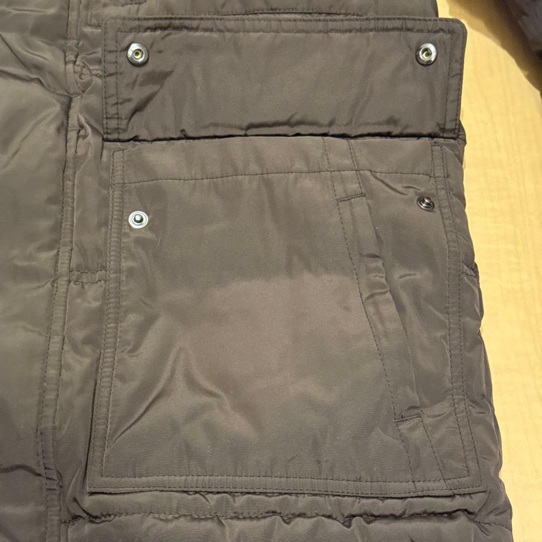 新品 ユニクロ プレミアム ダウンジャケット Sサイズ 茶 ブラウンY2K