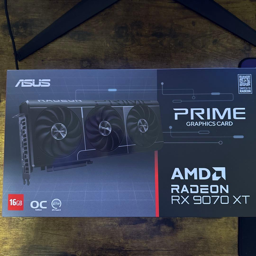 グラフィックボード・グラボ・ビデオカード ASUS Prime Radeon RX 9070 XT 16GB OC