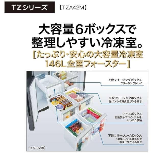 アクア420L冷凍冷蔵庫TZA-42M 2023年2月購入　保証期間内
