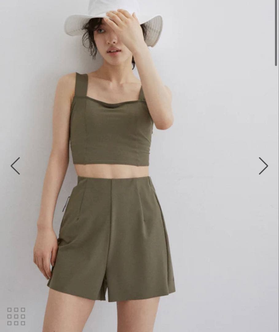 【新品未使用】ADAM ET ROPE’×Speedo オリーブ Sサイズ