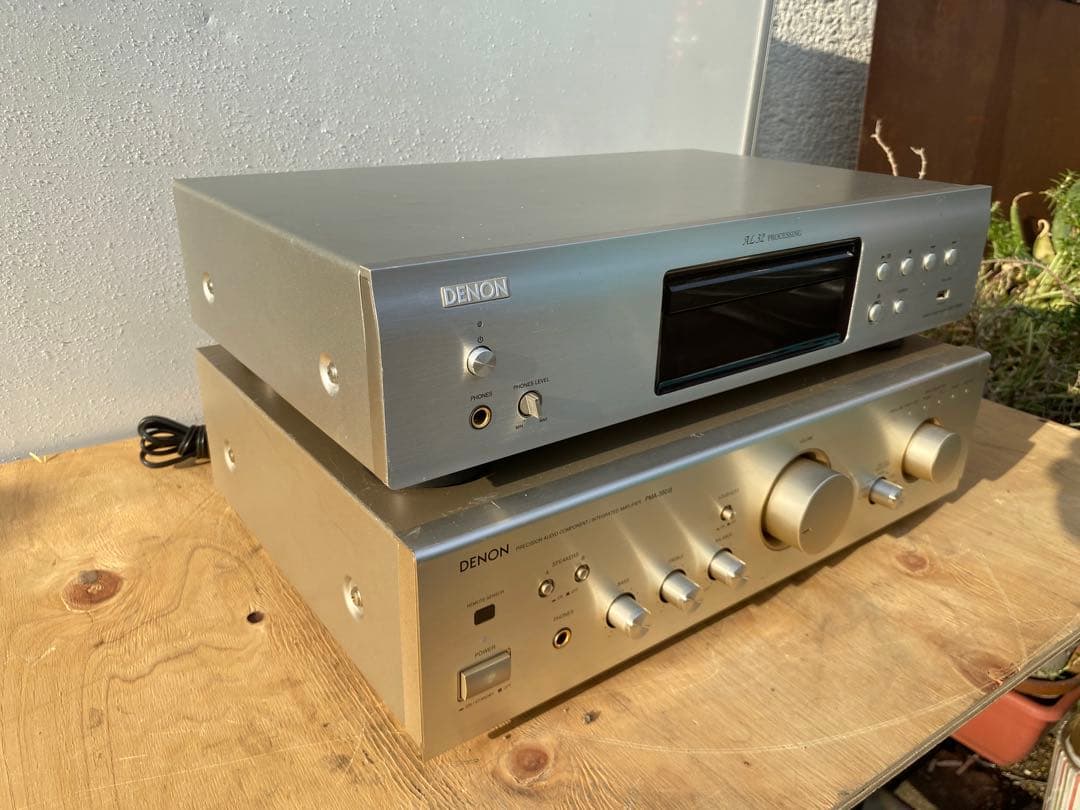DENON PMA-390III アンプ　DENON DCD-755RE CD