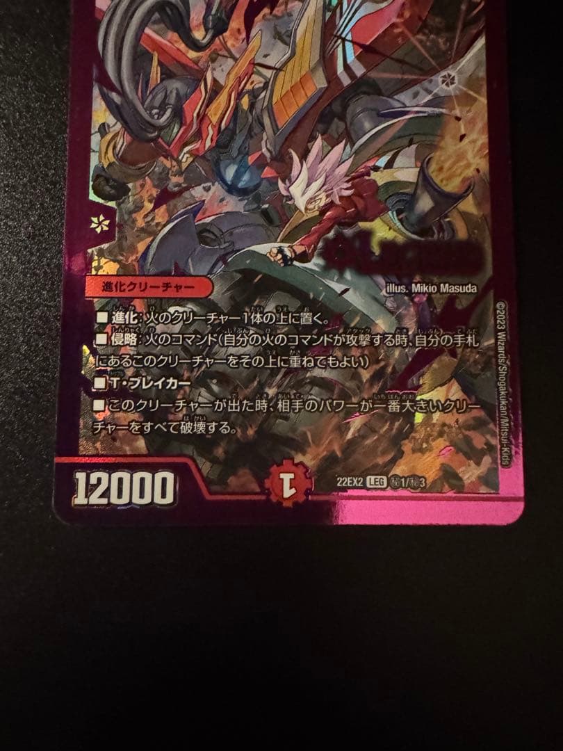 轟く侵略レッドゾーン ヒーローレア 紫 シク シークレット