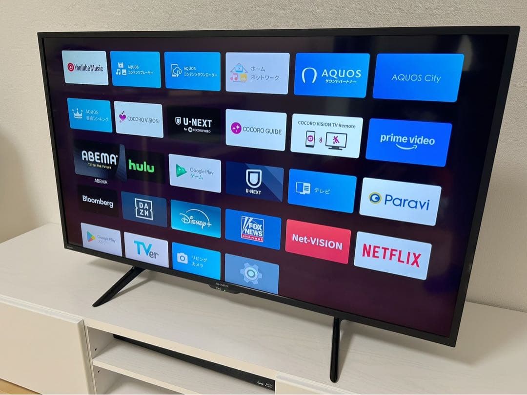 【極美品】SHARP AQUOS 42V型 4K液晶テレビ 4T-C42DJ1