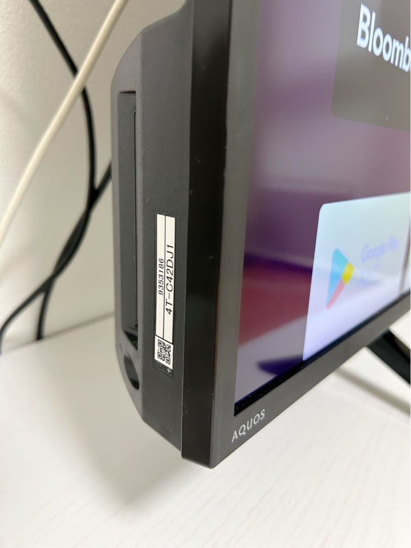 【極美品】SHARP AQUOS 42V型 4K液晶テレビ 4T-C42DJ1