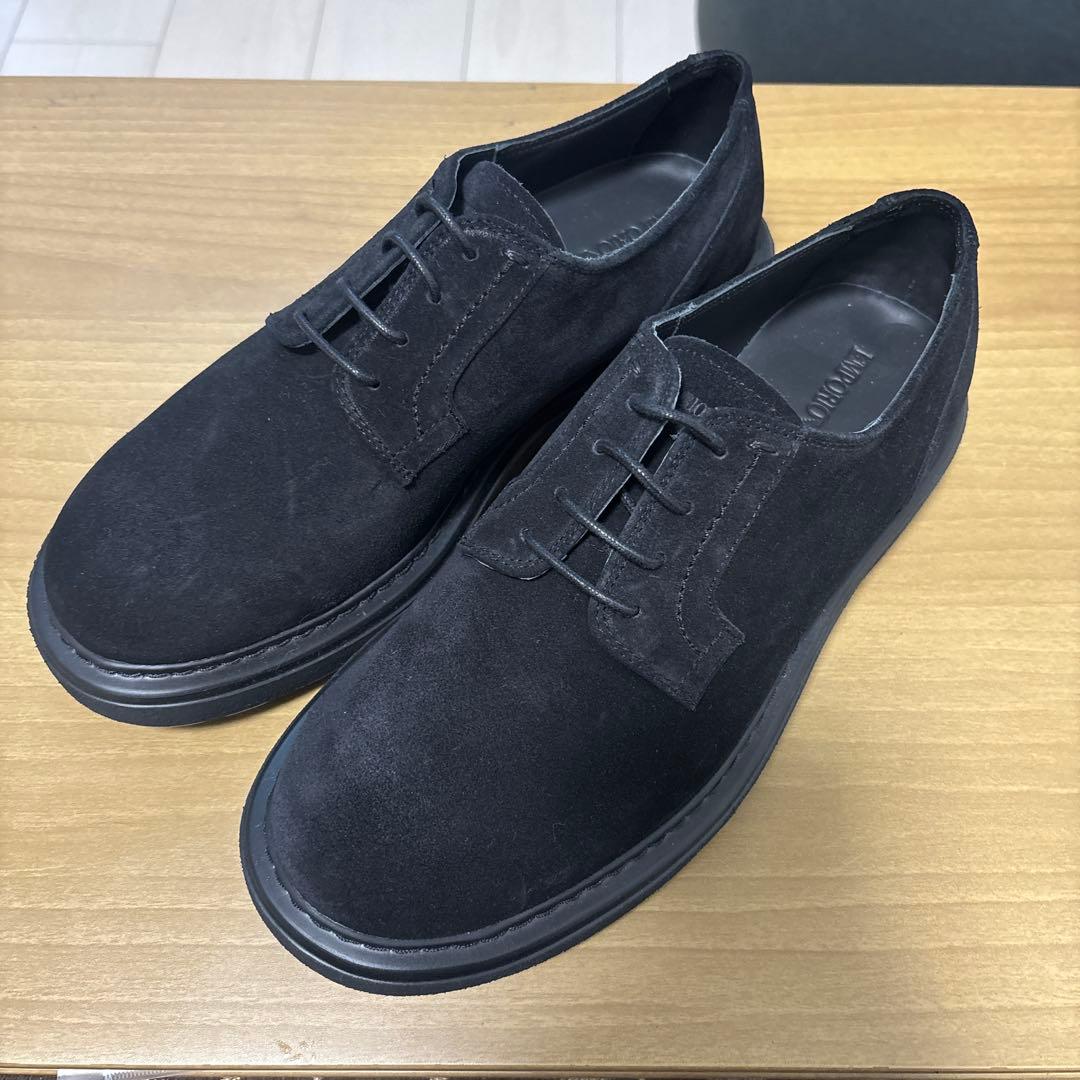 エンポリオ アルマーニ（Emporio Armani）スウェードダービーシューズ