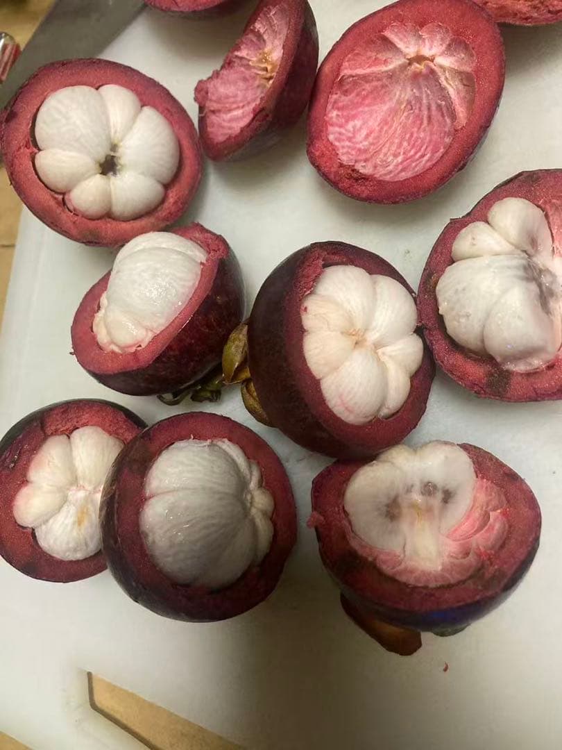 350.数量限定新鮮マンゴスチン山竹美の宝石6パック玉数お任せ常温発送