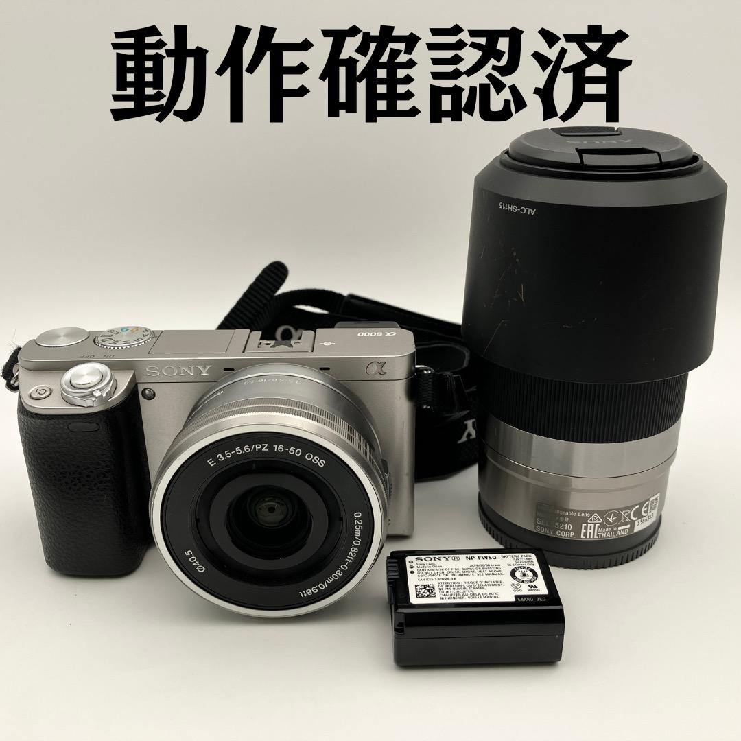 SONY α6000 ダブルズームレンズキットILCE-6000 動作確認済