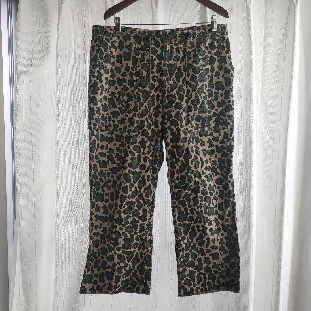 Needlesヒョウ柄 ワークパンツ Mサイズ