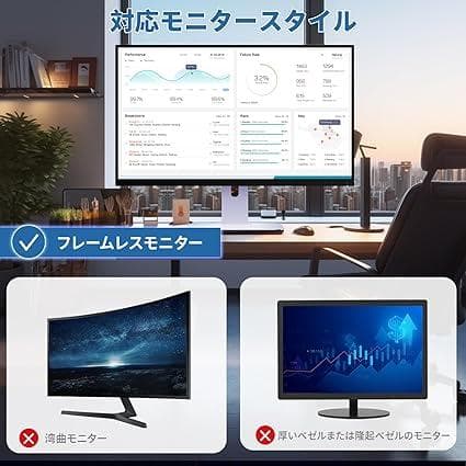 27インチ防眩光フィルター ブルーライト99%カット 強力マグネット簡単着脱