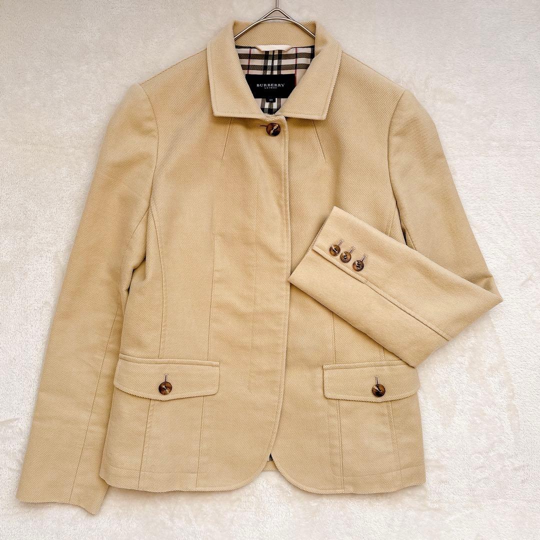BURBERRY LONDON テーラードジャケット ノバチェック ホースロゴ