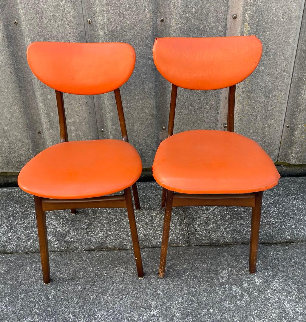 ビンテージ/昭和レトロ/ミッドセンチュリー/ダイニングチェア/チェア/椅子/②