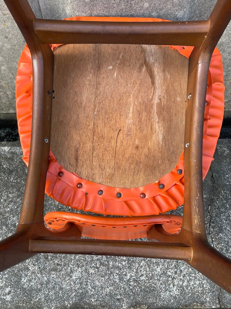 ビンテージ/昭和レトロ/ミッドセンチュリー/ダイニングチェア/チェア/椅子/②