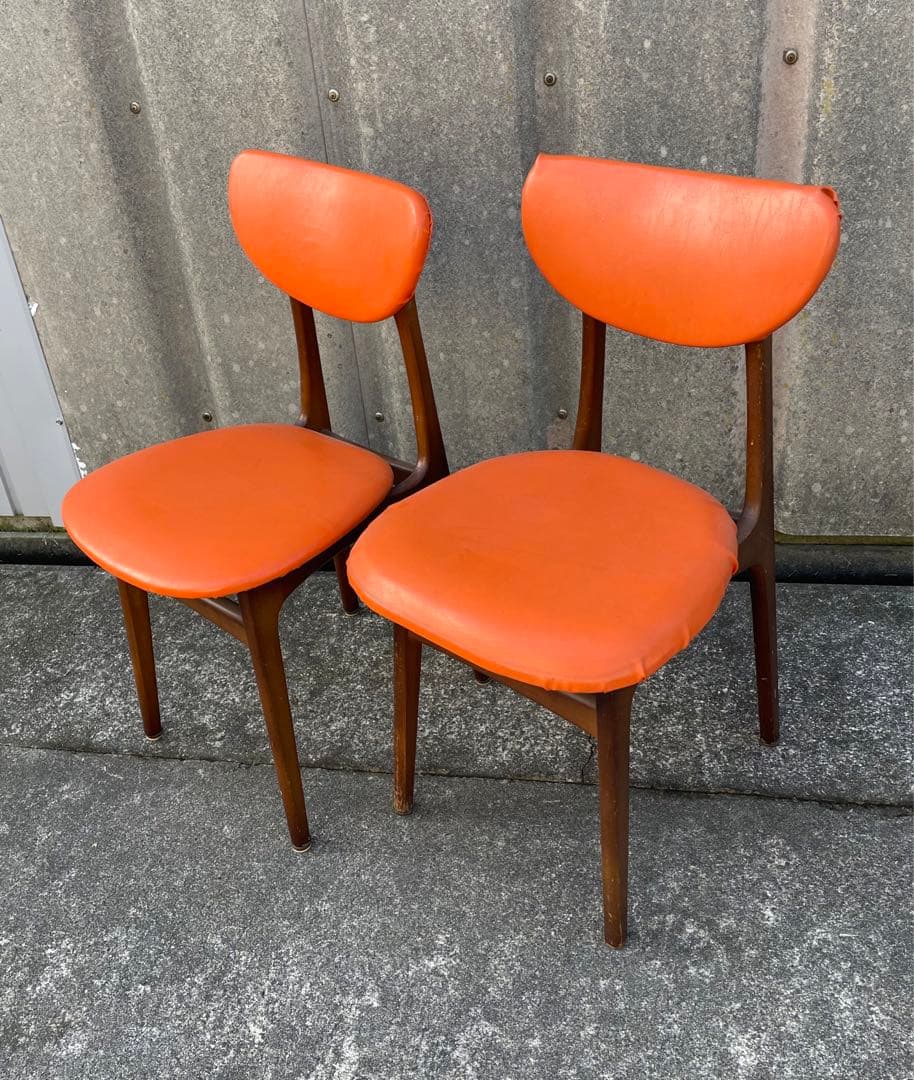 ビンテージ/昭和レトロ/ミッドセンチュリー/ダイニングチェア/チェア/椅子/②