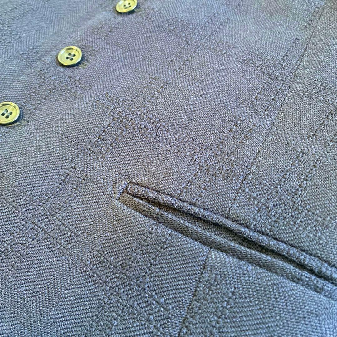 【極美品】TAGLIATORE タリアトーレ ジレ ベスト 44 ネイビー