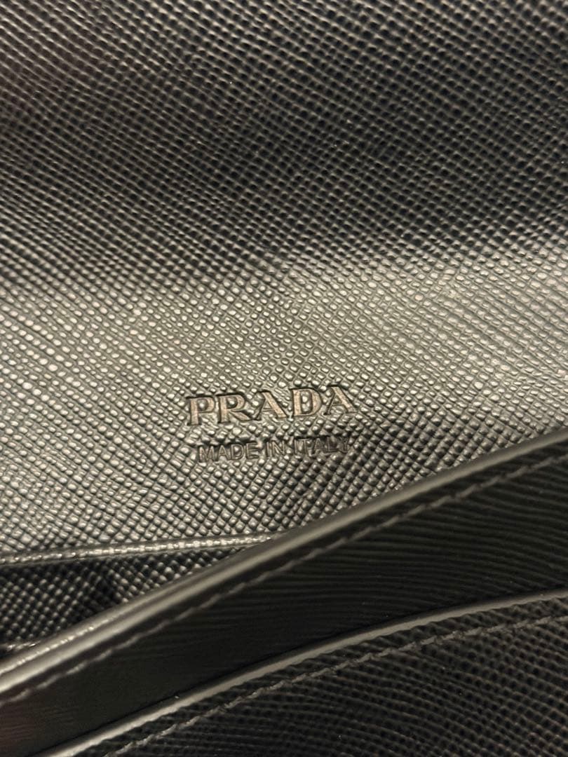 希少　PRADA プラダ レザー メッセンジャー ショルダーバッグ 3WAY