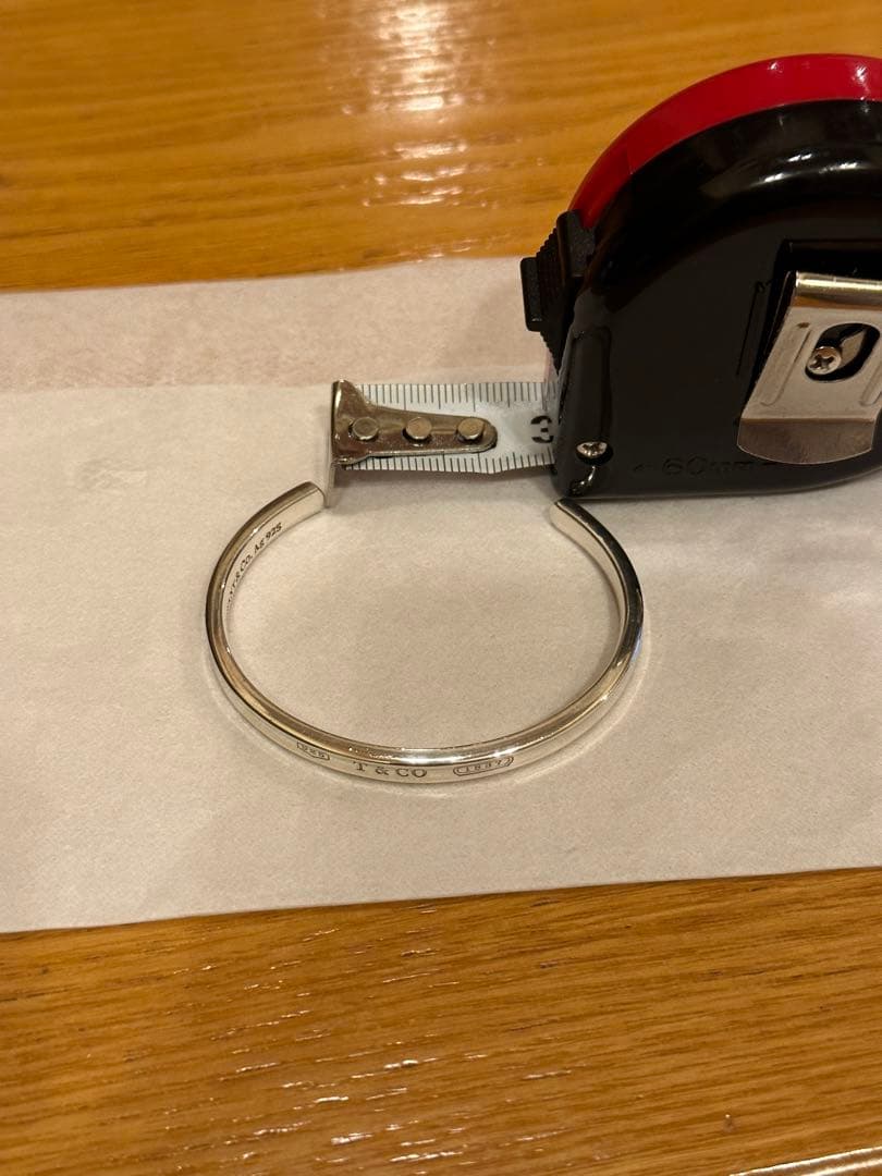 値下げ交渉あり　Tiffany & Co. ナローカフバングル　925 シルバー