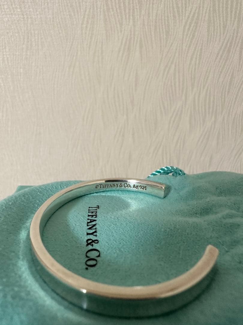 値下げ交渉あり　Tiffany & Co. ナローカフバングル　925 シルバー