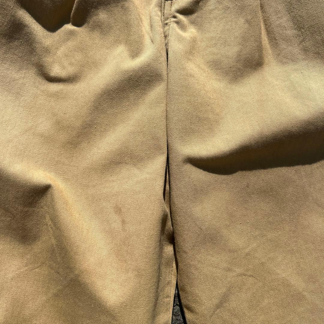 32×32 USA製 80s llbean ツータック チノパTALONジップ