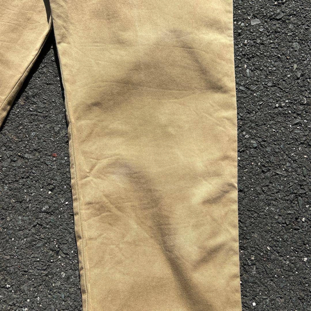 32×32 USA製 80s llbean ツータック チノパTALONジップ