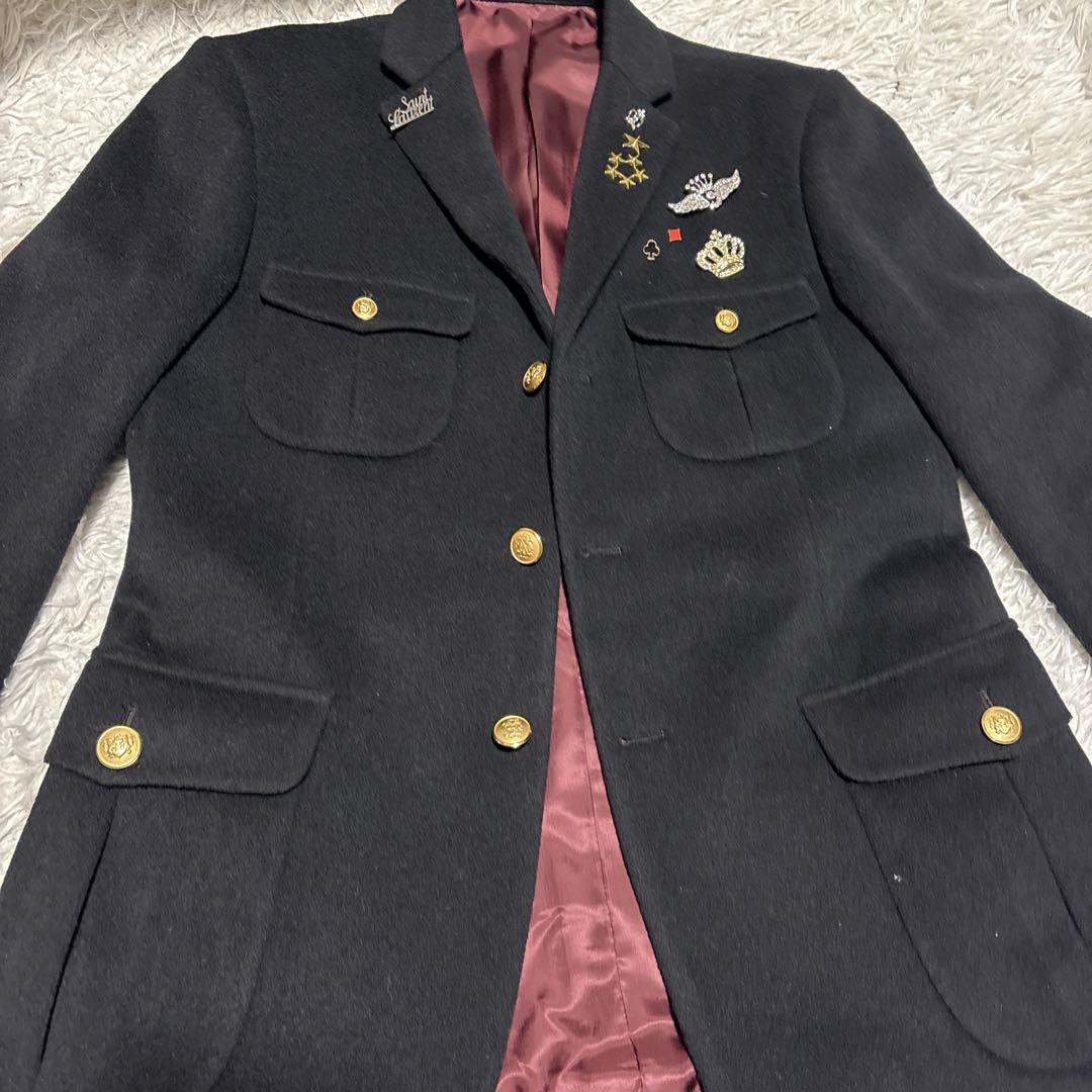 【逸品】REATS TAILOR ZAZOUS ウール金ボタン　ピンバッジ