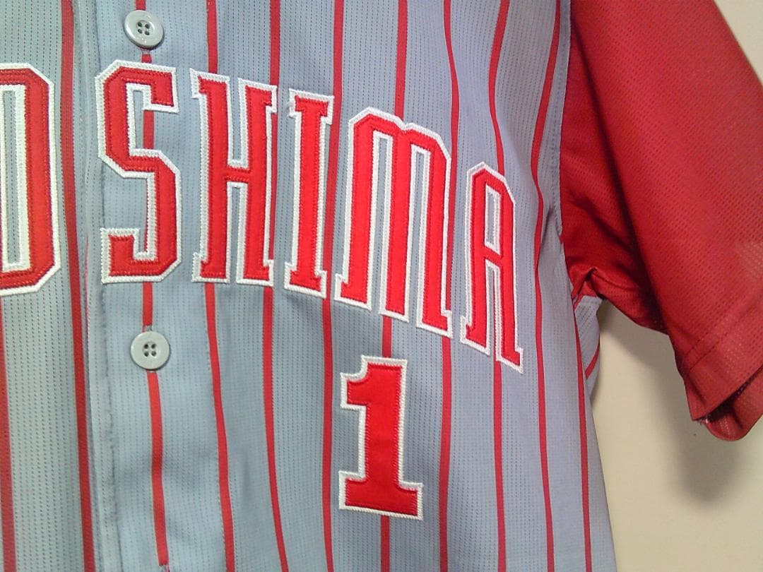 M新品■ミズノ広島カープCARPレジェンド前田智徳１復刻ユニフォーム刺繍■ 野球