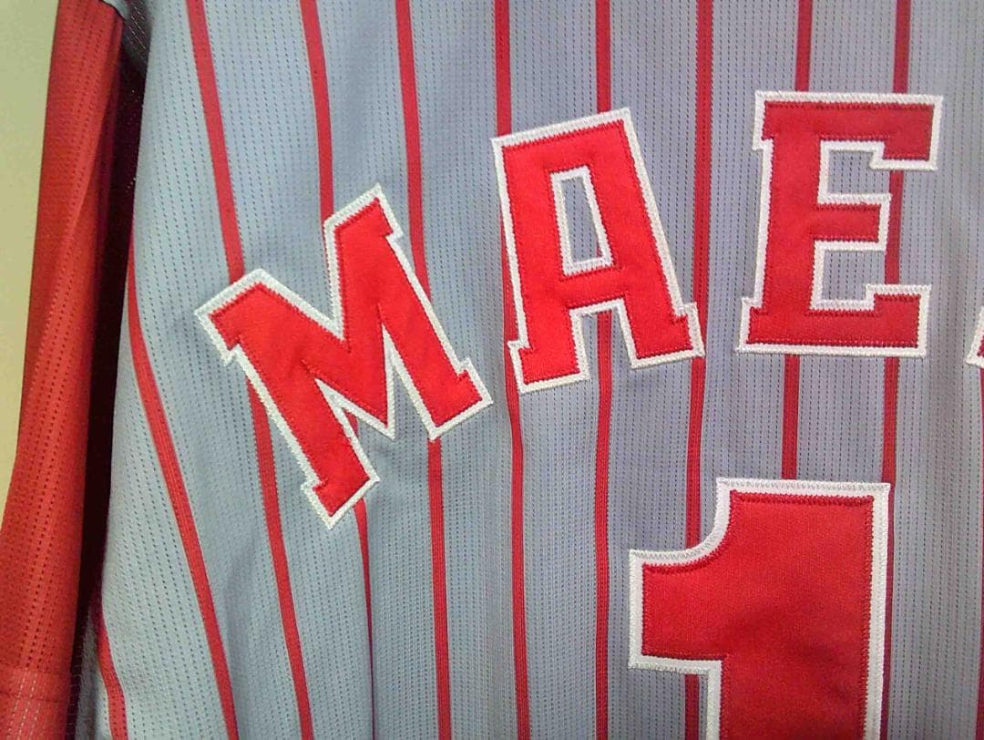 M新品■ミズノ広島カープCARPレジェンド前田智徳１復刻ユニフォーム刺繍■ 野球