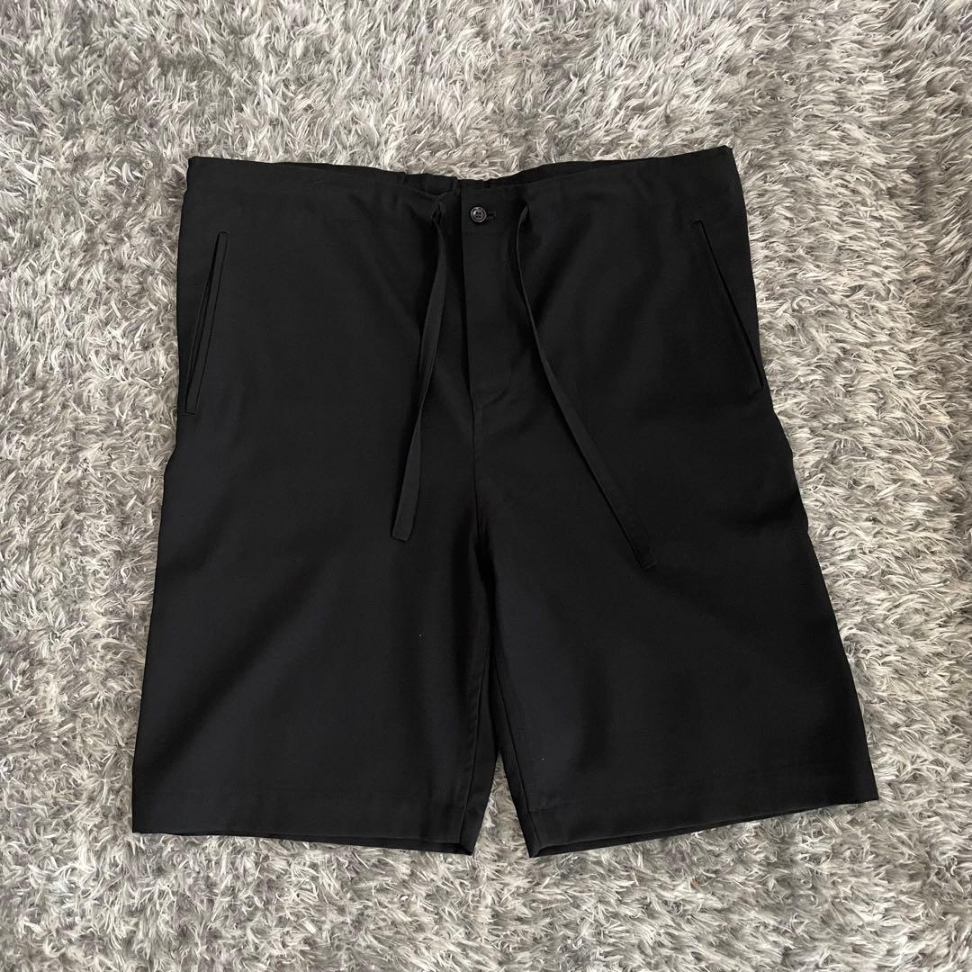 2019秋冬 ウールギャバジン ウエスト紐ショートパンツ PD-P050