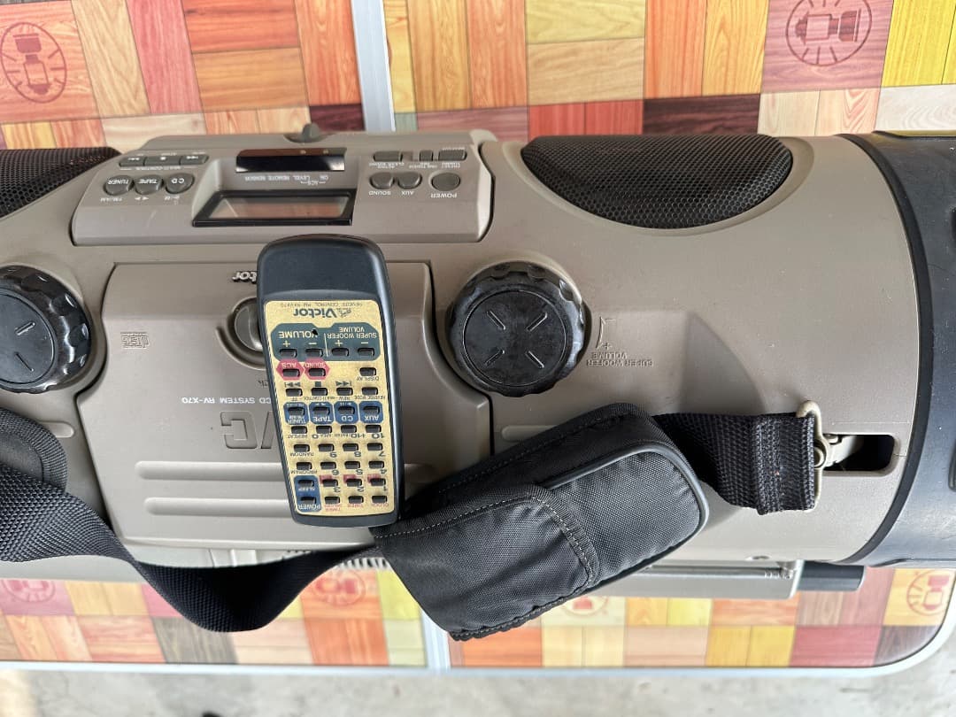 JVC ドラムカン　ラジカセ