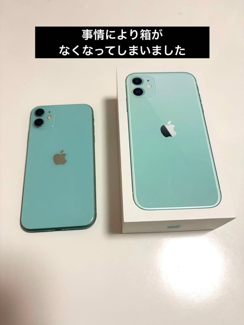 Apple iPhone 11 ミントグリーン 本体 箱なし