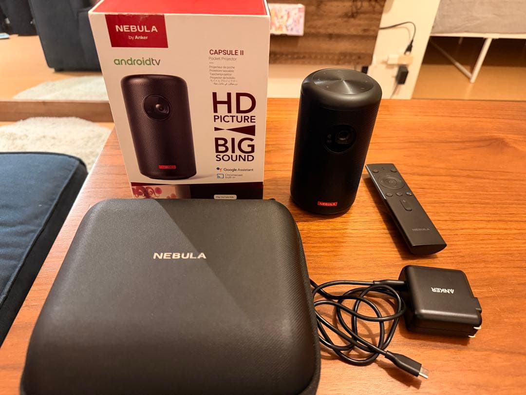 まさるんるん　NEBULA CAPSULE II プロジェクター本体