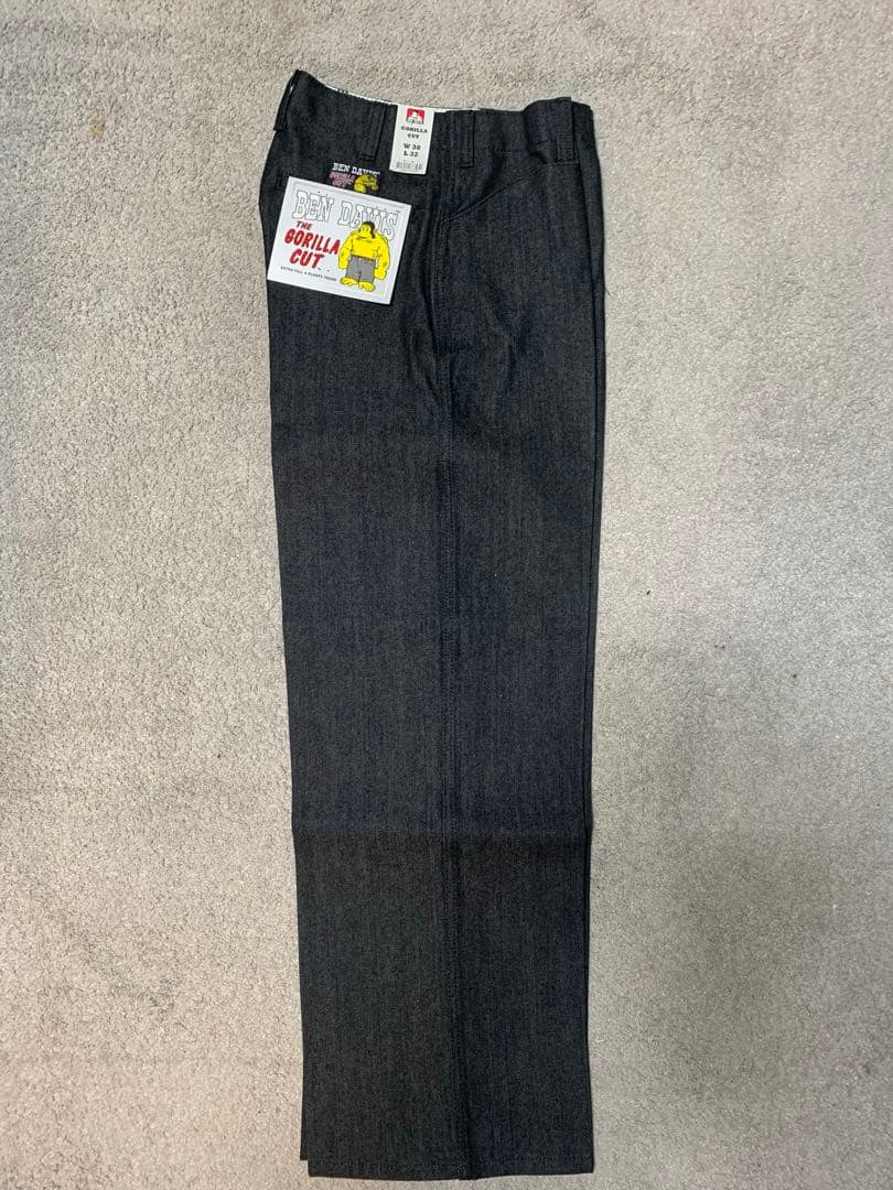 BEN DAVIS Gorilla Cut W30 L32 ブラックデニム