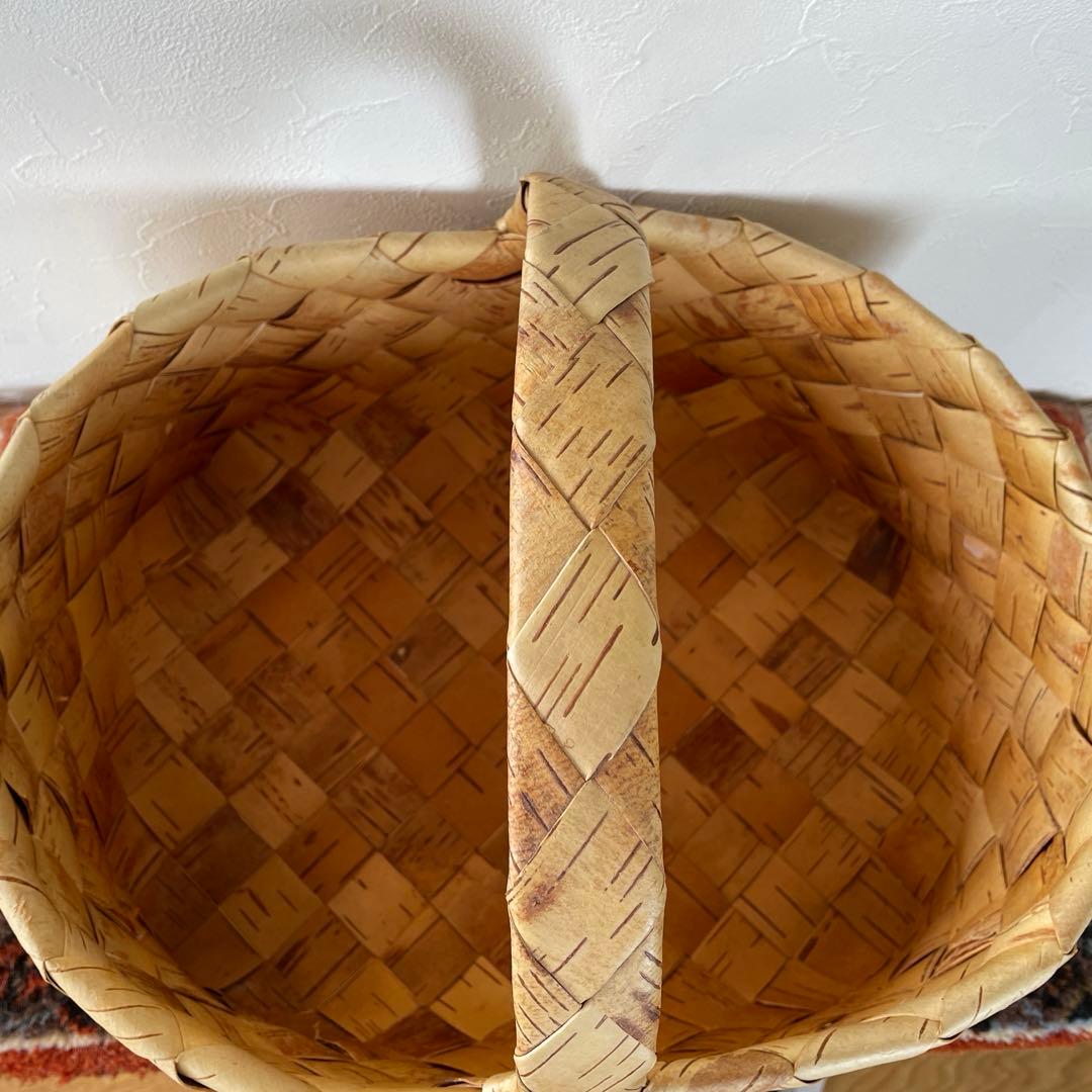 白樺かご　特大サイズ