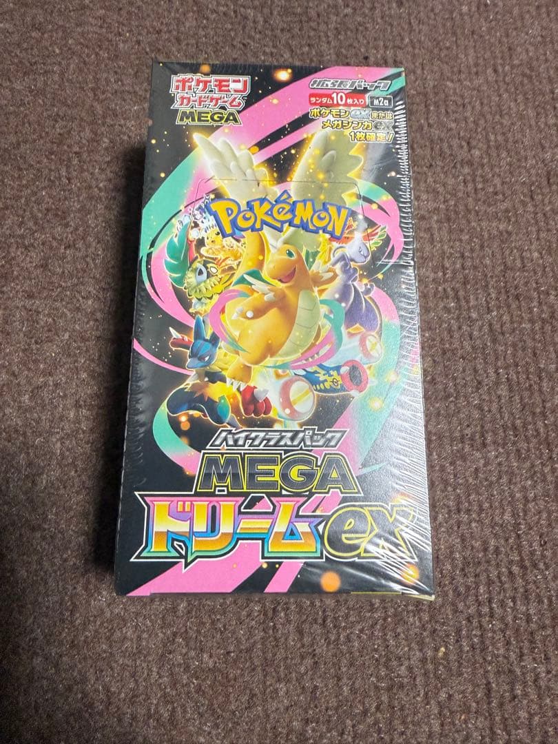 ポケモンカード MEGA ドリームex 1box シュリンク付　未開封