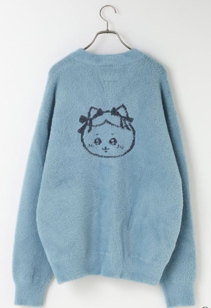 ローリーズファーム×ちいかわコラボ　ニットカーディガン（ハチワレ）