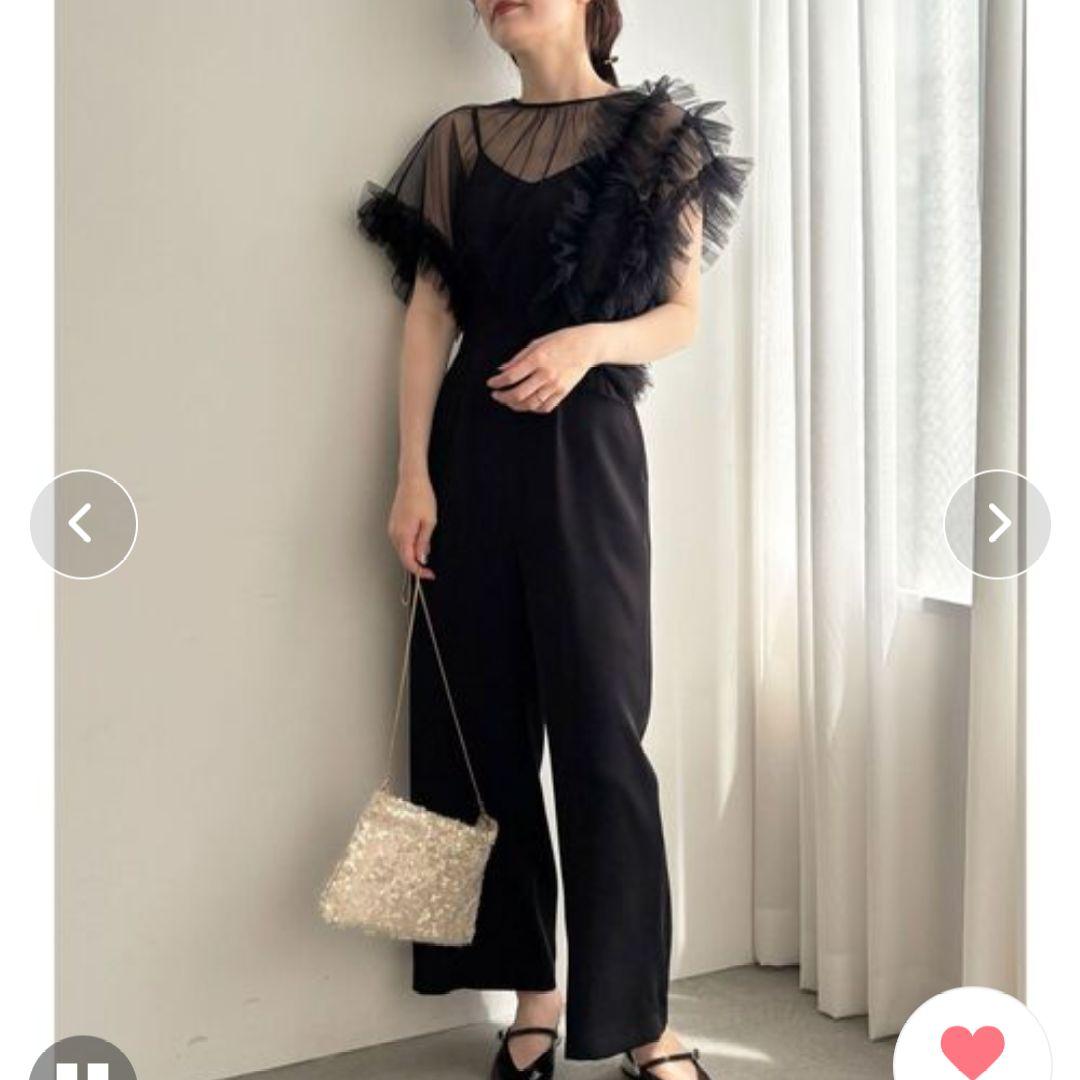 【LAGUNAMOON】チュールドッキング パンツドレス WEB限定 結婚式