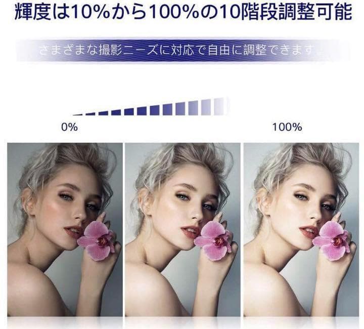 本格的な超豪華セット❣プロ級のスタジオ撮影をご自宅で♪❤撮影用ビデオライト