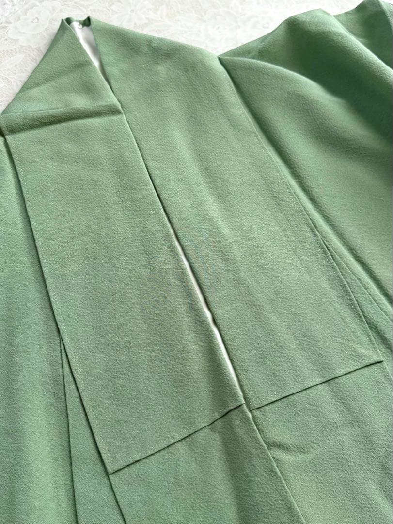 a14【特価】美品 正絹 色無地 裄 67