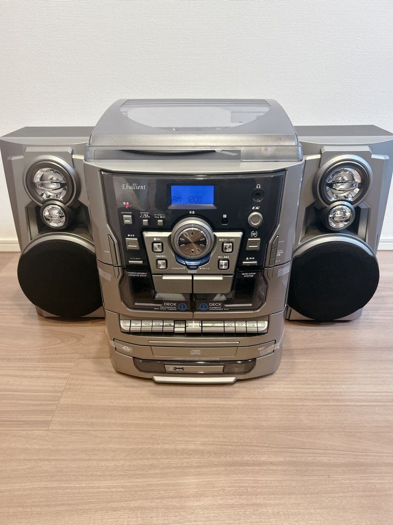 マルチコンポNEXT HF-638PE 3枚CD カセット　レコードプレーヤー