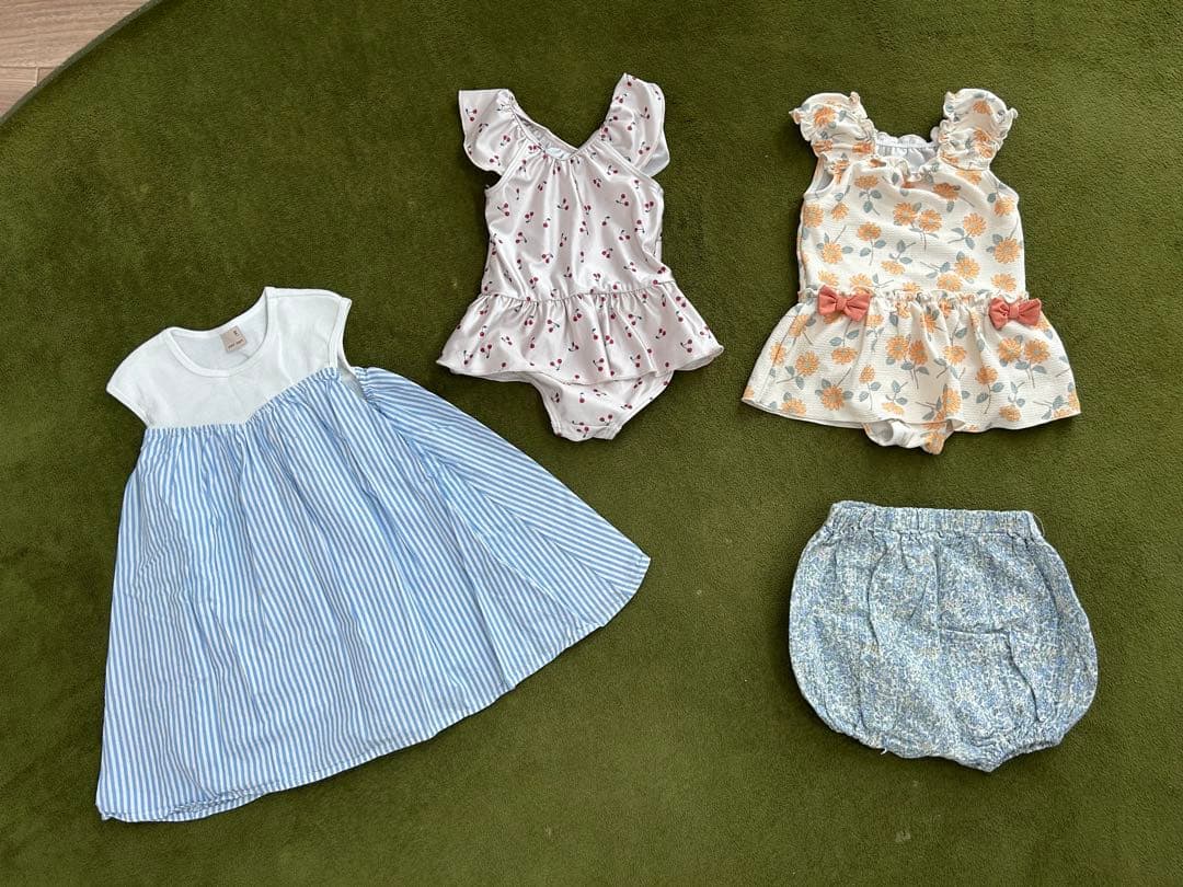 【まとめ売り】保育園着　女の子　66点　90cm