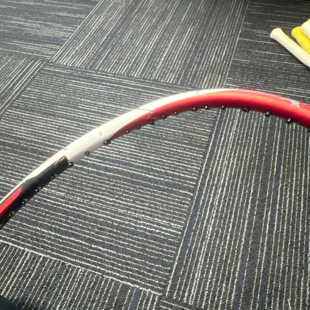 バドミントンラケット Zストライクジャンク品 全て一箇所折れやヒビが入っています