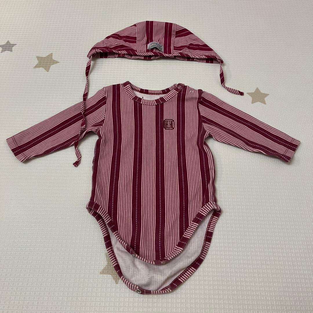 House on the Hillロンパースとボンネット