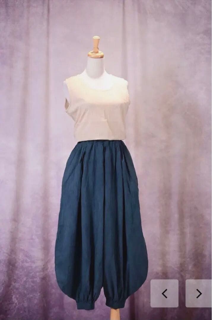 【新品未使用】ヂェン先生の日常着、バルーンパンツ、Mサイズ