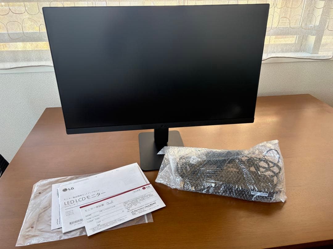 【ほぼ未使用】LG モニター 23.8インチQHD Wide 1440p