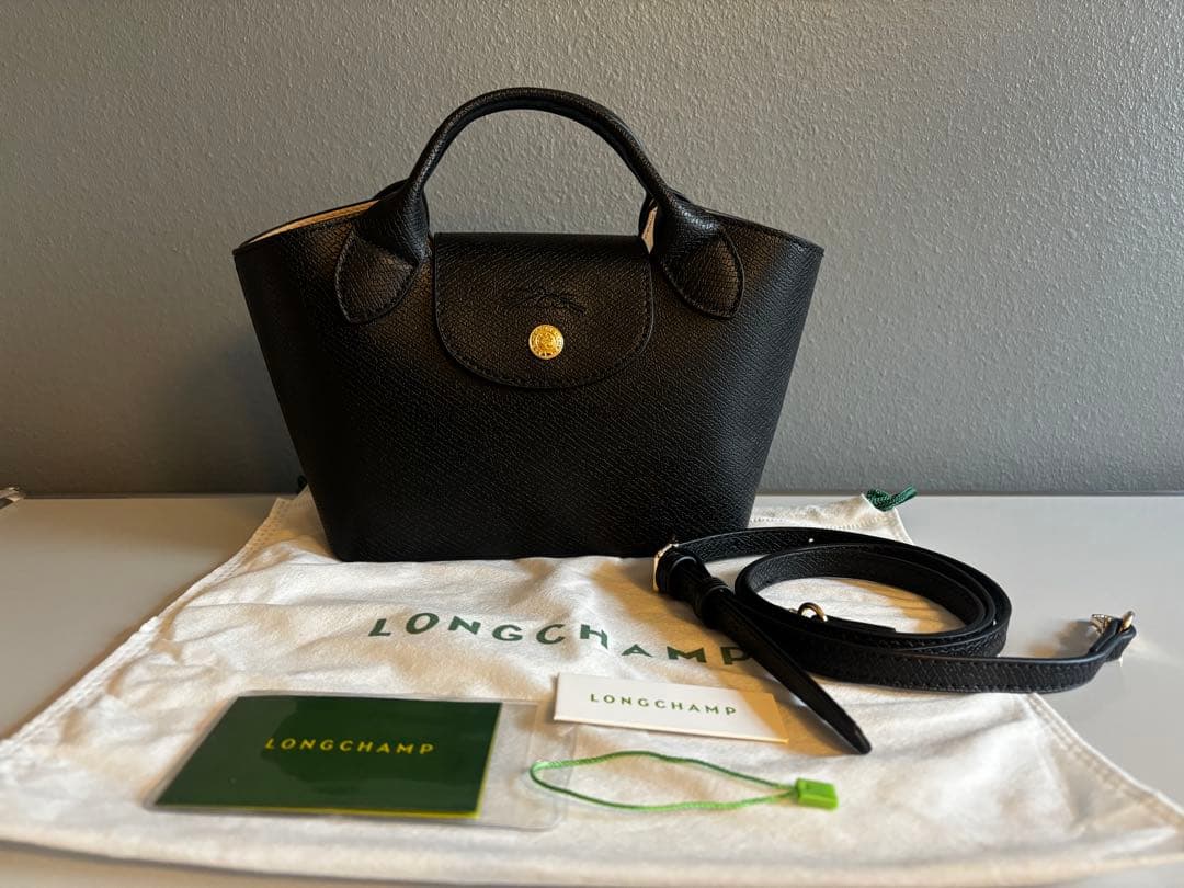 新品ロンシャンLONGCHAMP ÉPUREエピュレ テクスチャードレザーバッグ