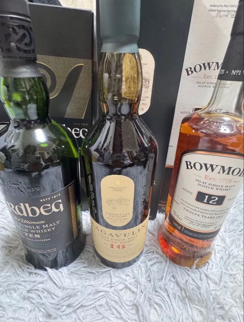 ウイスキーセット Ardbeg Lagavulin 16 Bowmore 12