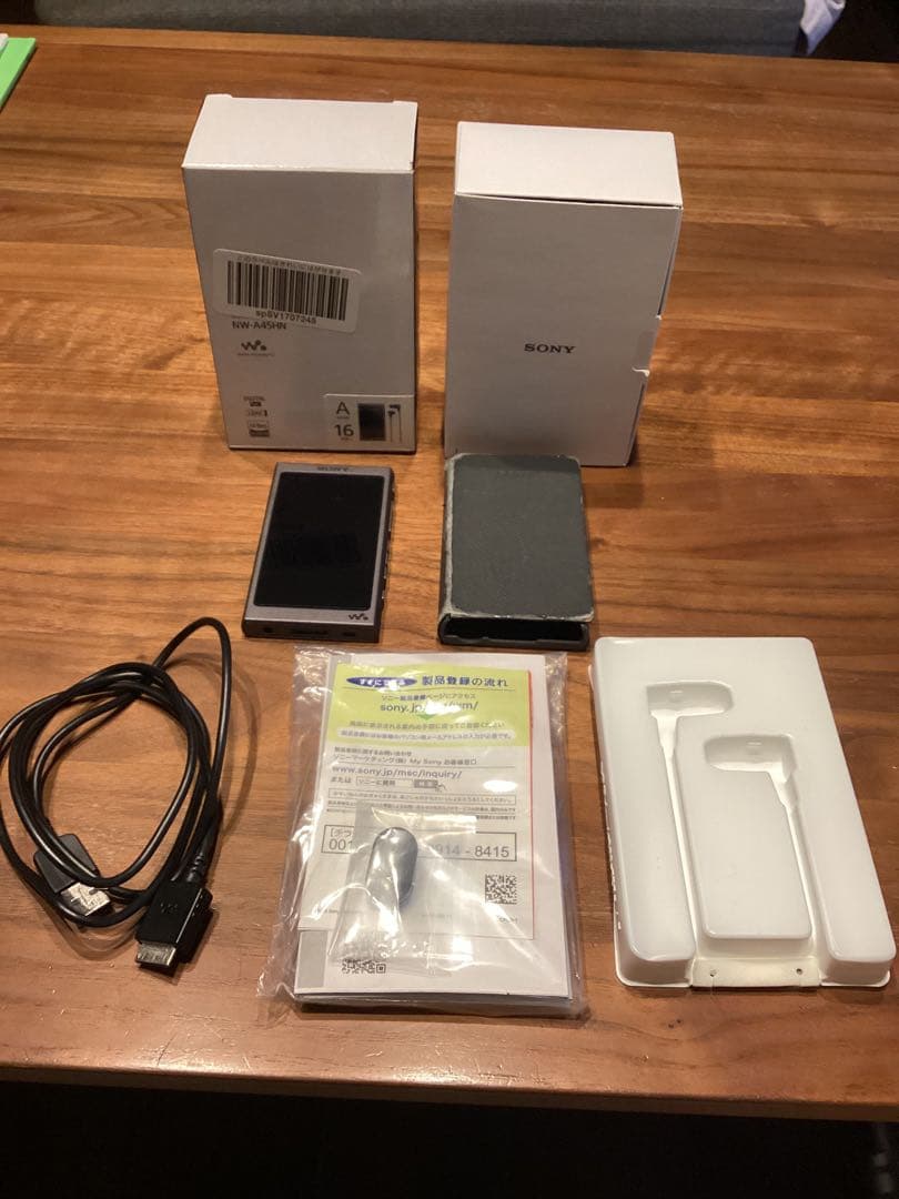 SONY ウォークマン NW-A45HN グレイッシュブラック 本体