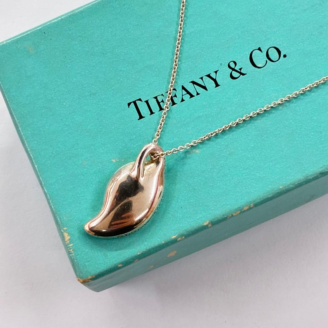 ∞ ティファニー　エルサペレッティ　925 リーフ ネックレス